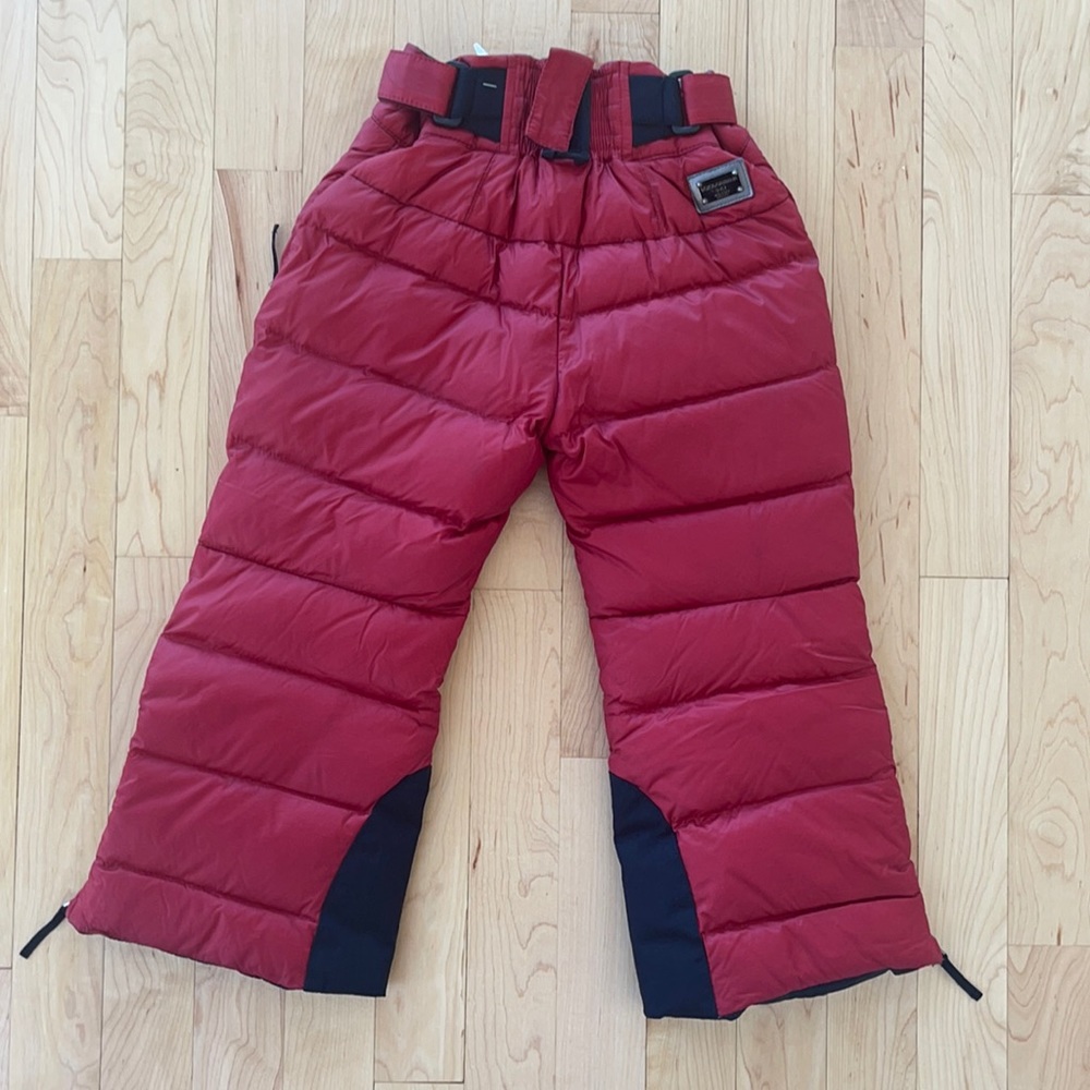 Dolce & Gabbana Ski Milano Italy Red Snow Pants